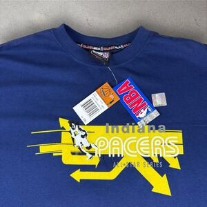 NWT Y2K Indiana Pacers Shirt Men's‎ 3XL OUNK NBA Baggy Vintage